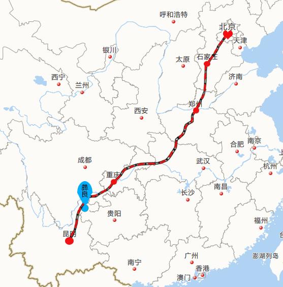渝昆高鐵最新線路圖及步驟指南