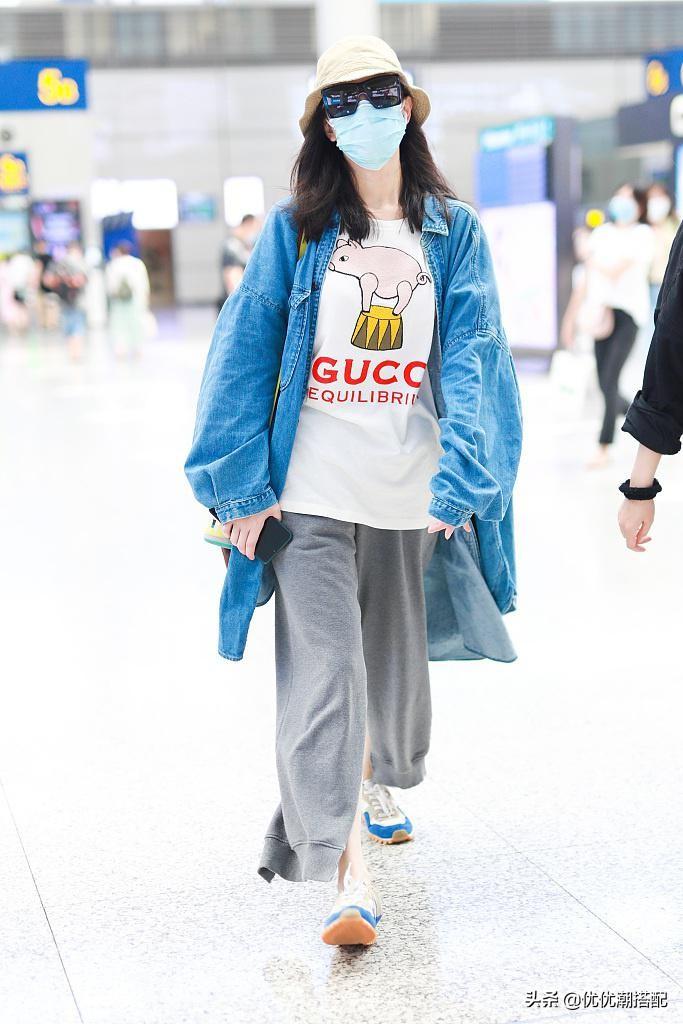 倪妮街拍最新時尚魅力展現！